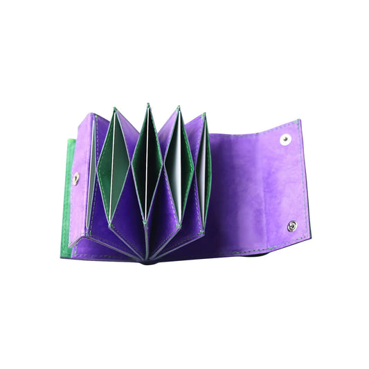 Situs Minimalist Wallet – Made with Tyvek® "Limited bicolor Purple×Cobalt Green"