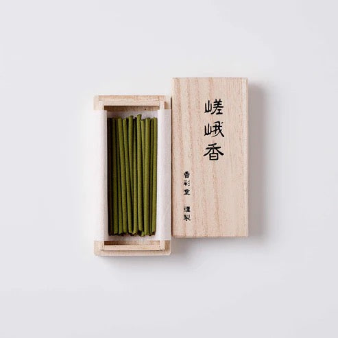 KOSAIDO KYOTO – Saga no Asagiri Incense Premium Paulownia Box – 30 Stick Set