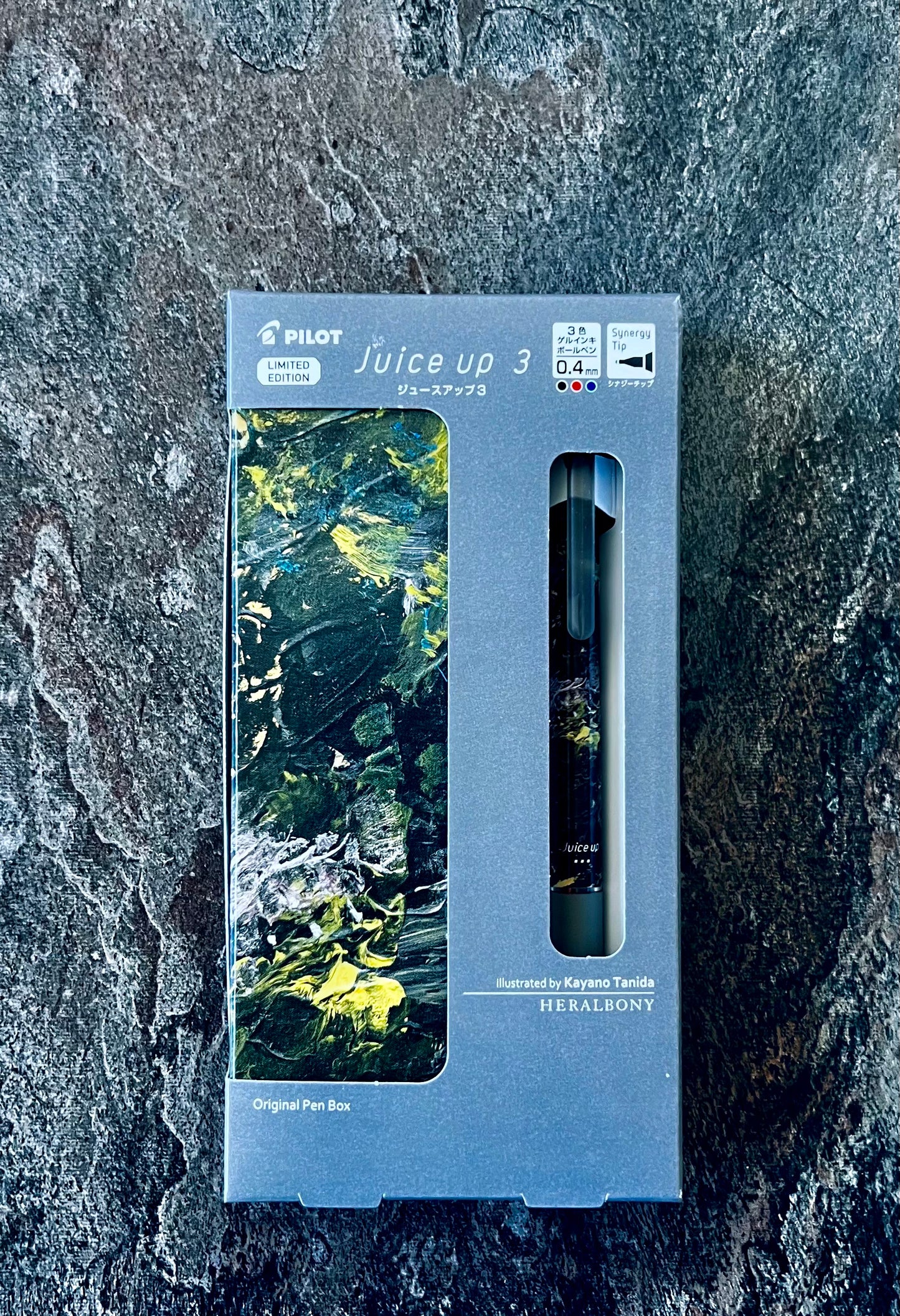 PILOT Limited Edition 3-Color Gel Pen – Juice Up 3 × HERALBONY "#916" (by Kayanotanida)