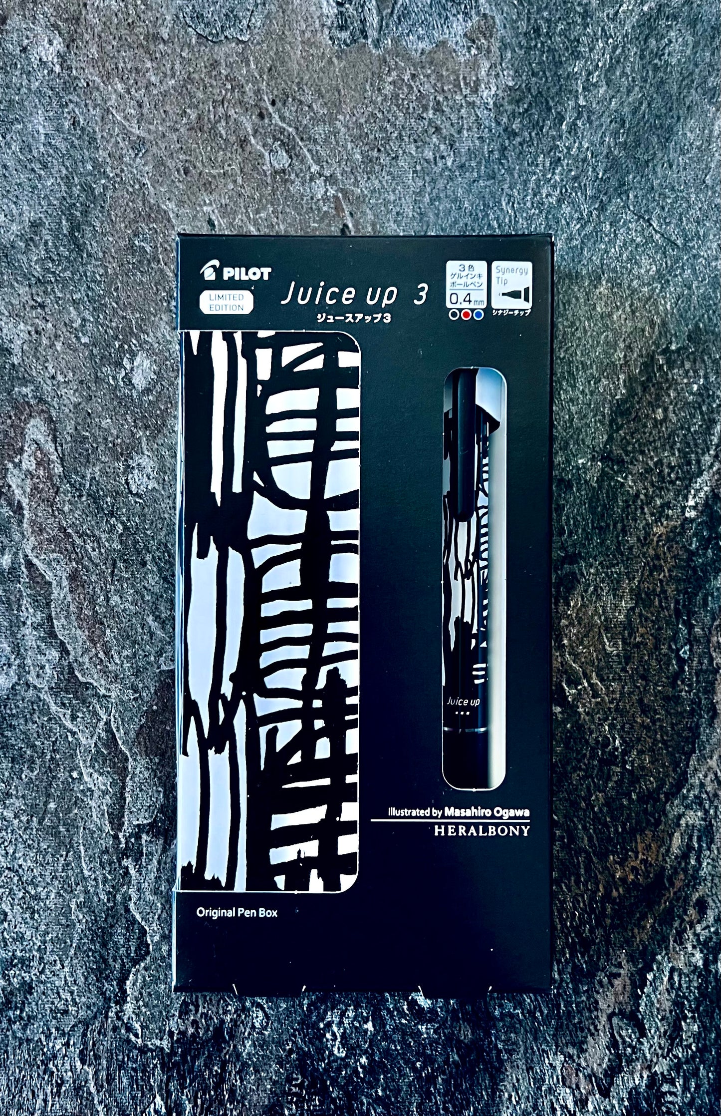 PILOT Limited Edition 3-Color Gel Pen – Juice Up 3 × HERALBONY (Masahiro Ogawa)