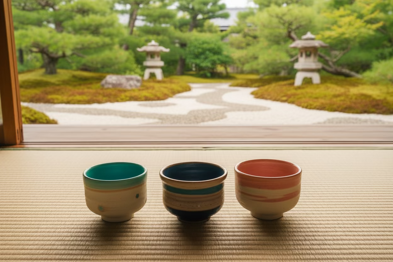 Mino Ware Ceramic Espresso and Piccolo Cup
