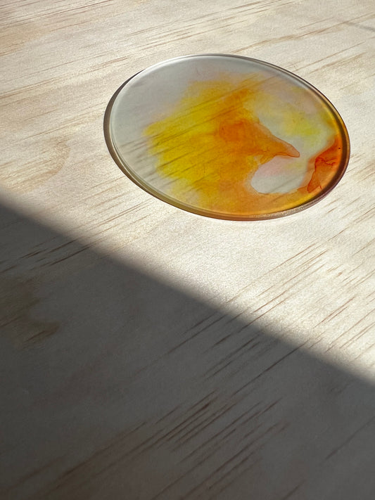 Awairo Goldfish Coaster by toumei "Yellow"