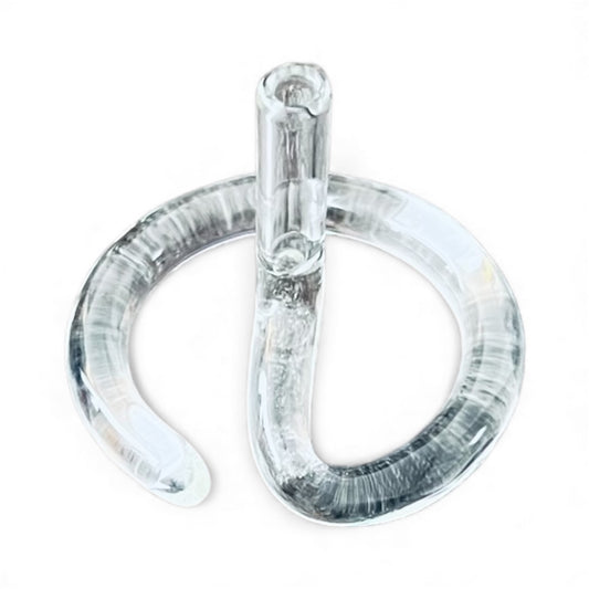amabro TWO TONE Glass Incense Holder “Clear”