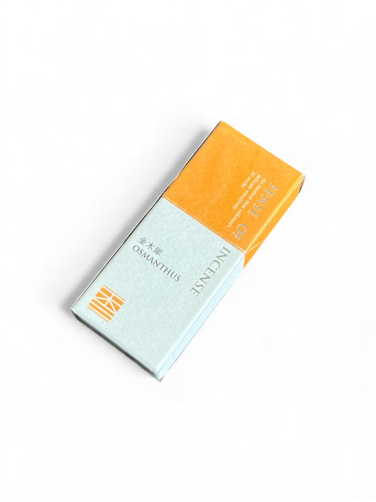 KOSAIDO KYOTO – SENSE OF INCENSE: Osmanthus Incense Sticks (20 Sticks) with Aluminum Holder