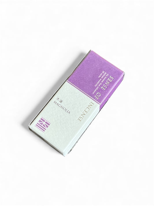 KOSAIDO KYOTO – SENSE OF INCENSE: Magnolia Incense Sticks (20 Sticks) with Aluminum Holder