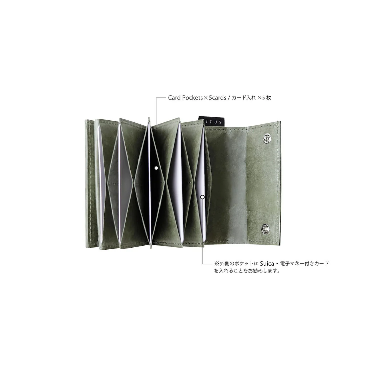 Situs Minimalist Wallet – Made with Tyvek® "Black"