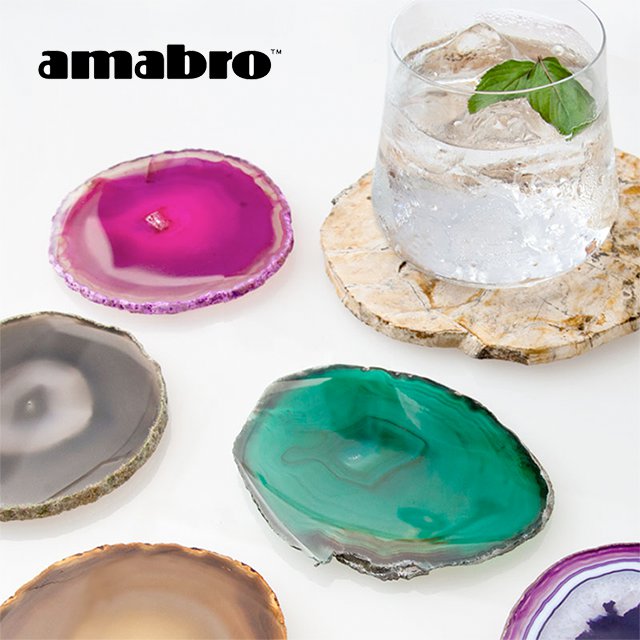amabro CRYSTAL COASTER -Black-