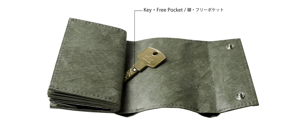 Situs Minimalist Wallet – Made with Tyvek® "Ivy Green"