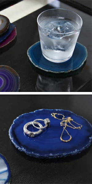 amabro CRYSTAL COASTER -Purple-