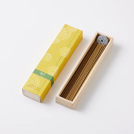 KOSAIDO KYOTO – Yuzu Incense Sticks (40 Sticks) with Aluminum Holder