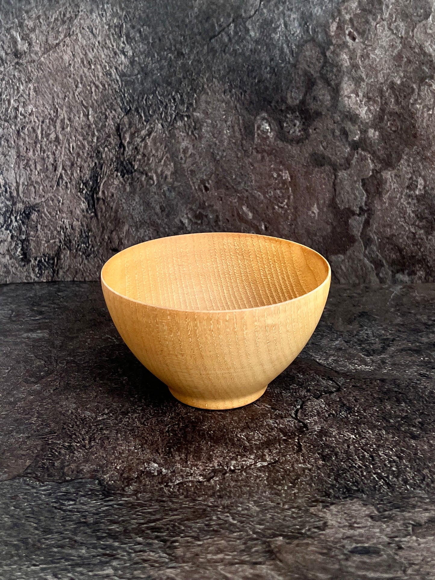 Keyaki wood bowl -yon-