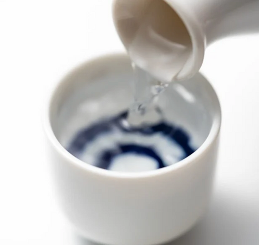 Janome Sake Set (Tokkuri 180ml & Ochoko Cups) – Mino Ware