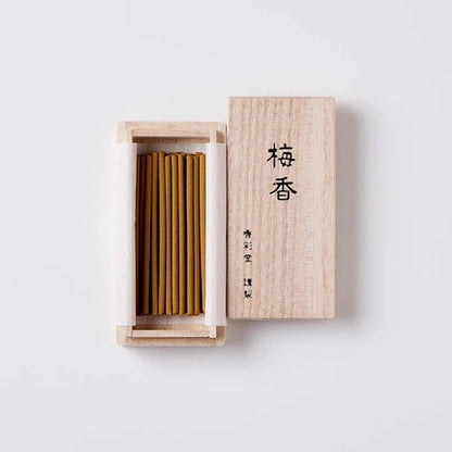 KOSAIDO KYOTO – Plum Blossom Incense Premium Paulownia Box – 30 Stick Set