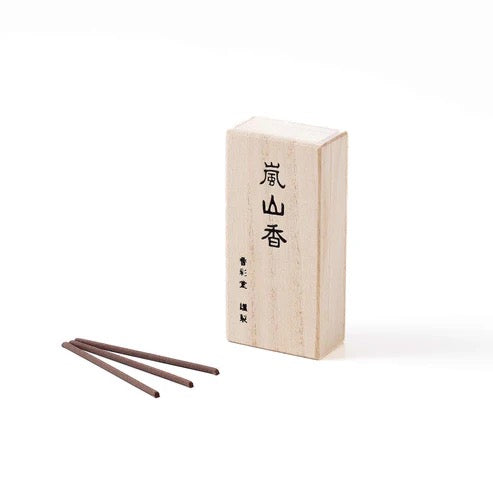 KOSAIDO KYOTO – Arashiyama no Tsukikage Incense Premium Paulownia Box – 30 Stick Set