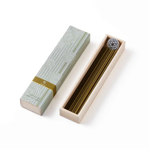 KOSAIDO KYOTO – Bamboo Incense Sticks (40 Sticks) with Aluminum Holder
