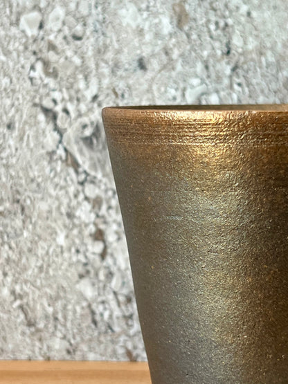 Bin Akiyama – Carbon-Fired Ceramic Cup (Kasama Ware)