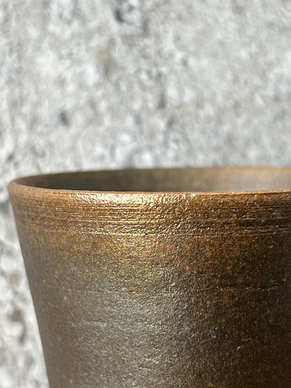 Bin Akiyama – Carbon-Fired Ceramic Cup (Kasama Ware)