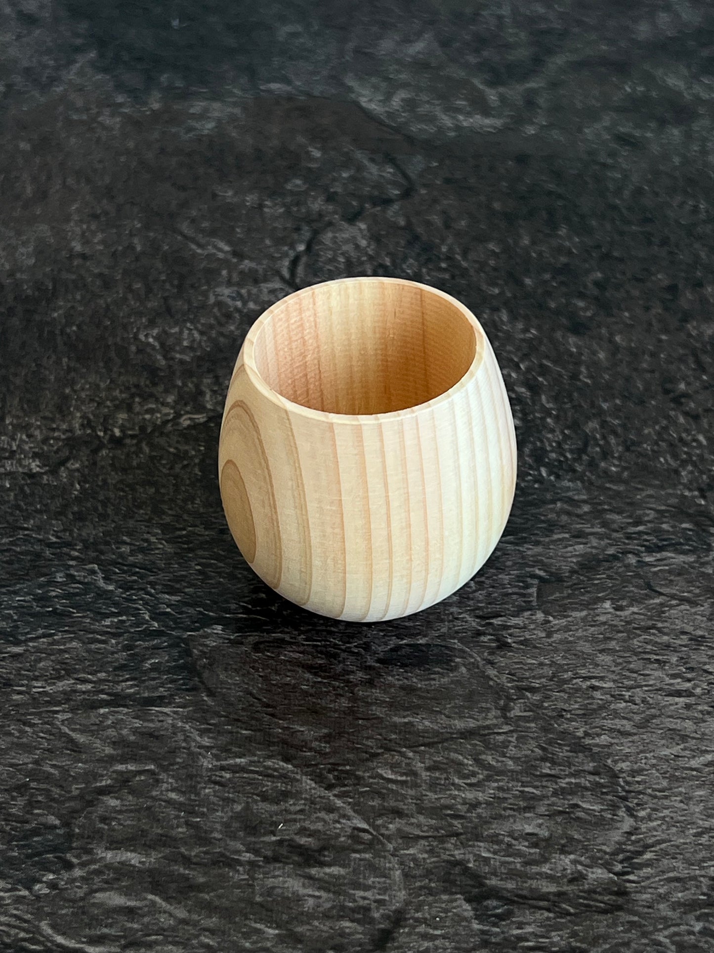 Hinoki Wooden Small Sake Cup (Ochoko)