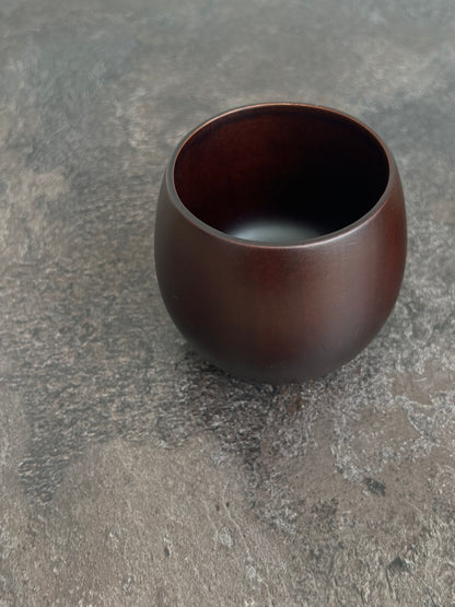 Natural Wooden cup "Dark Brown"