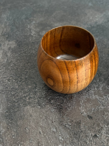 Natural Wooden cup "Brown"