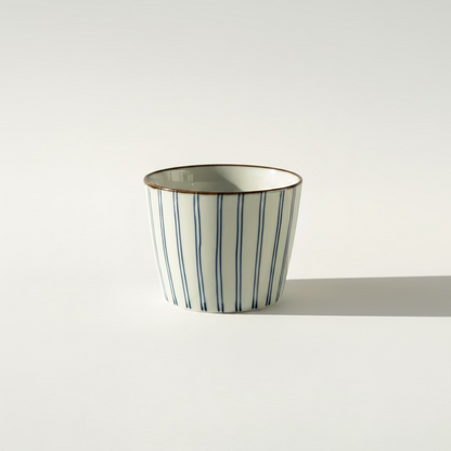 The Art of Indigo Modern Hasami Ware Cup "Tokusa Pattern"