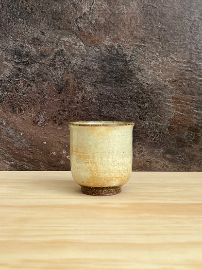 Kasama ware cup by "Certified Traditional crafts" Yoshinobu Tanano