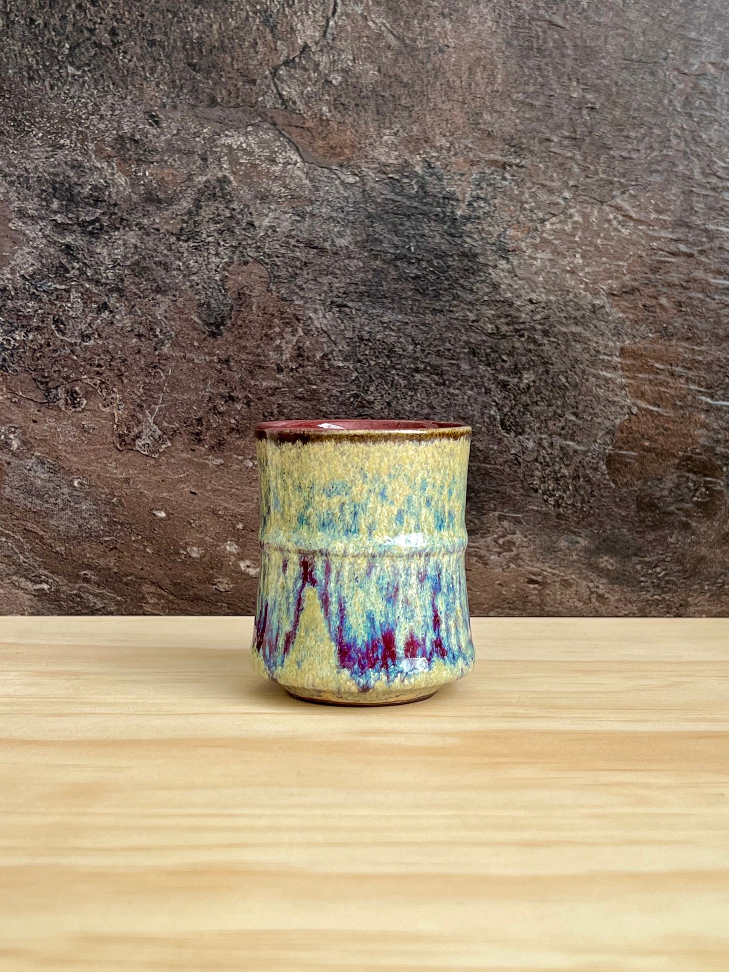 Kasama Ware “Bamboo Form” cup by Yoshinobu Tanno
