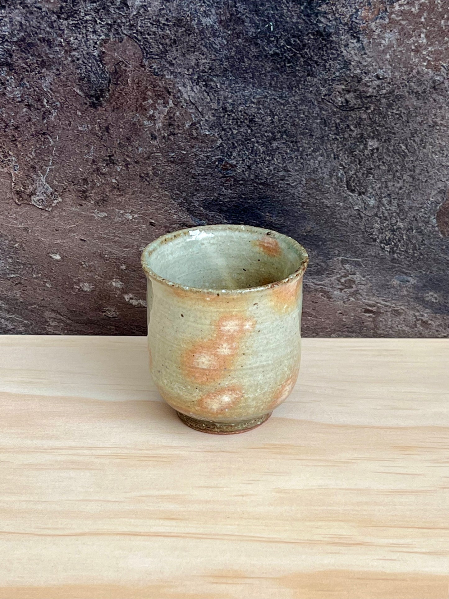 Kasama ware cup by "Certified Traditional crafts" Yoshinobu Tanano