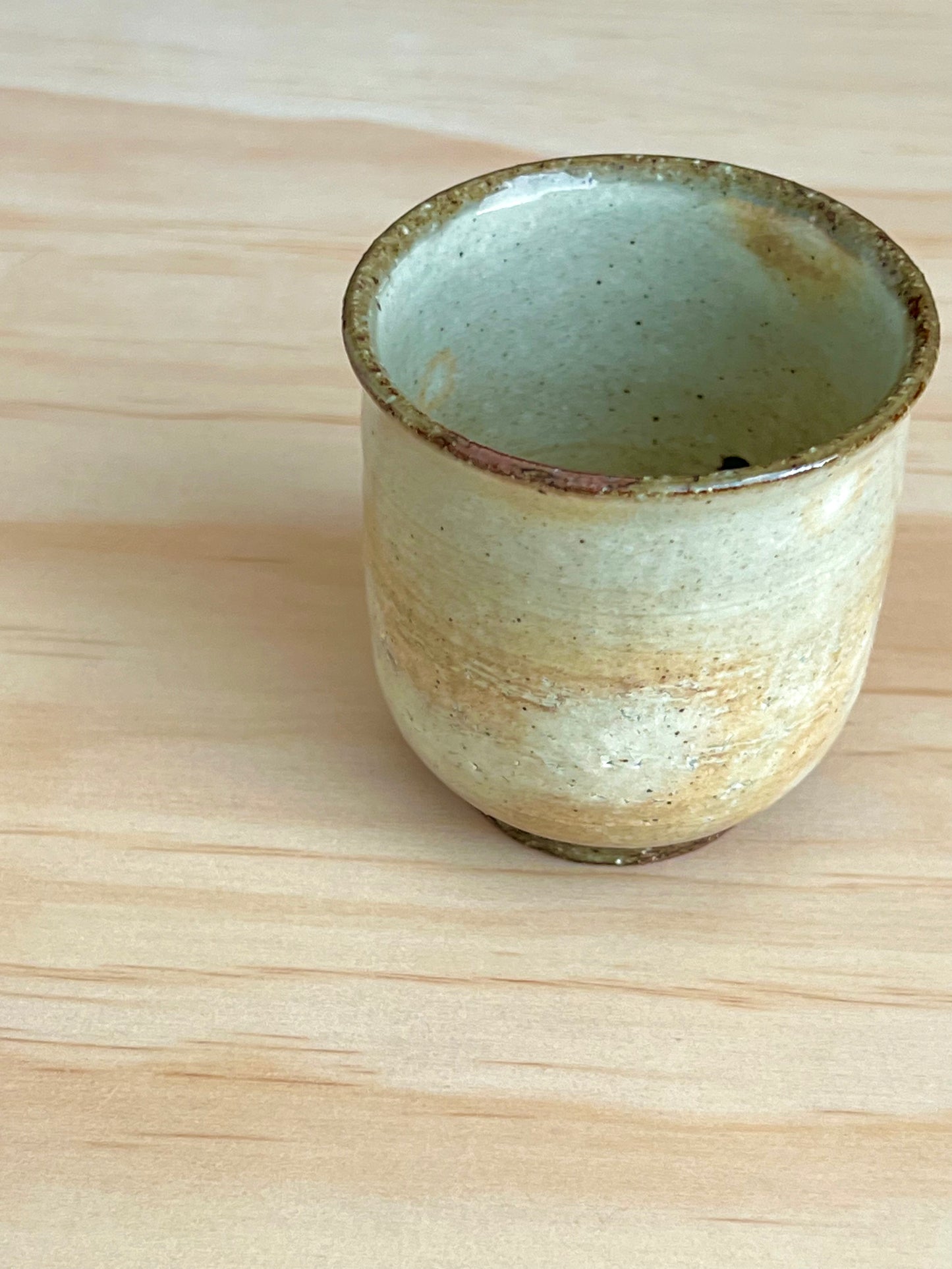 Kasama ware cup by "Certified Traditional crafts" Yoshinobu Tanano