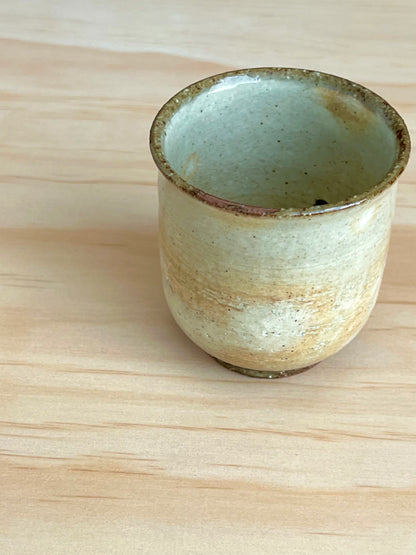 Kasama ware cup by "Certified Traditional crafts" Yoshinobu Tanano