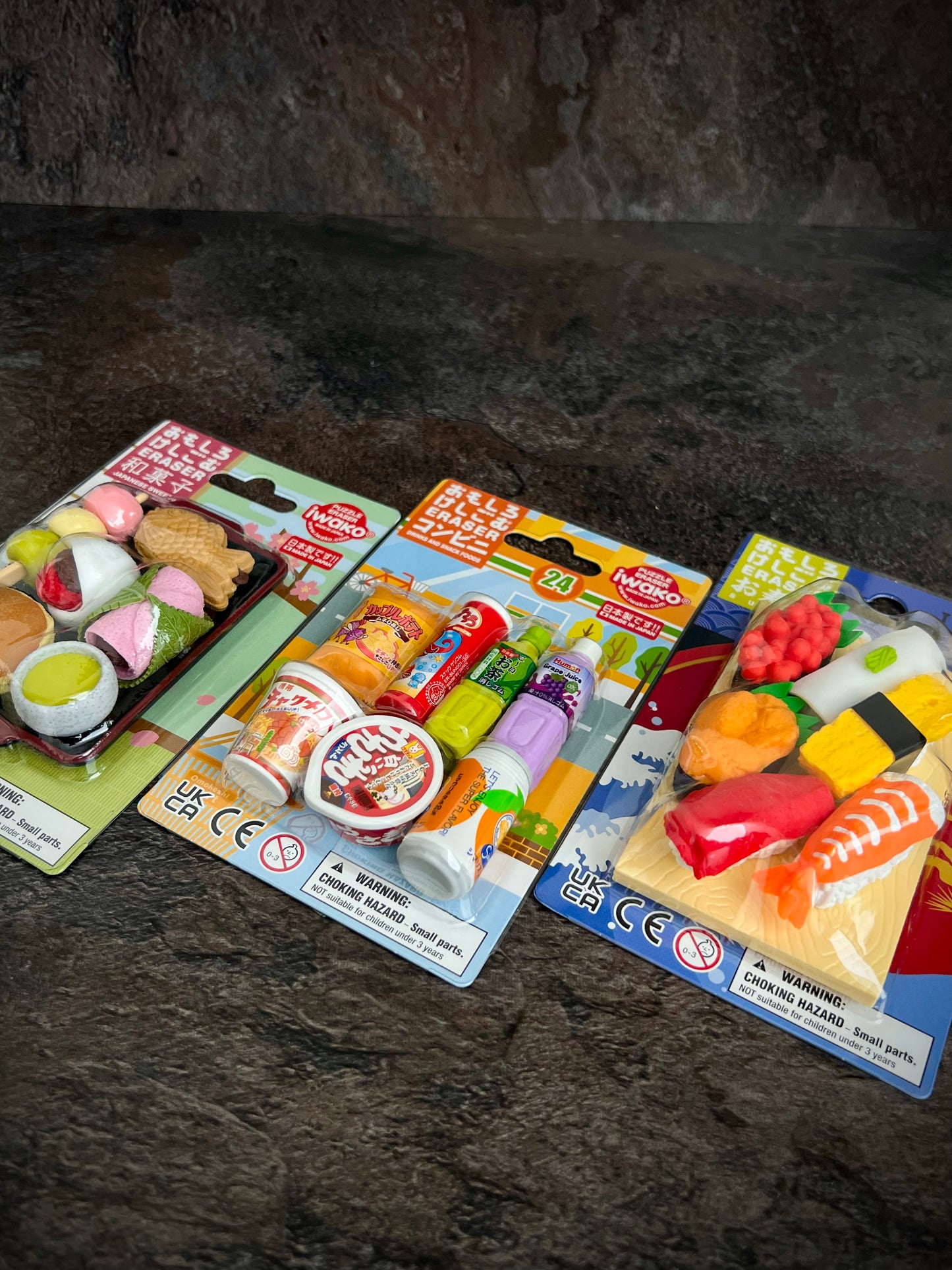 IWAKO Puzzle Erasers – Sushi Set