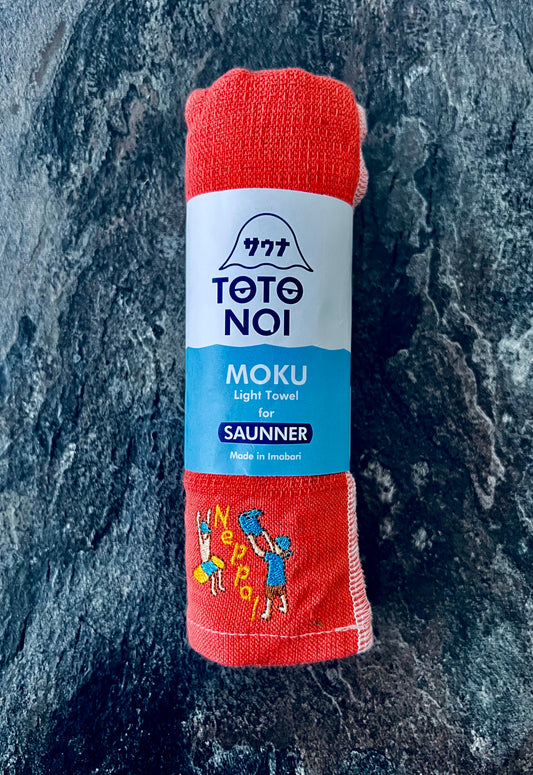 TOTO NOI – MOKU Light Sauna Towel (NEPPA! Heat Wave Design)