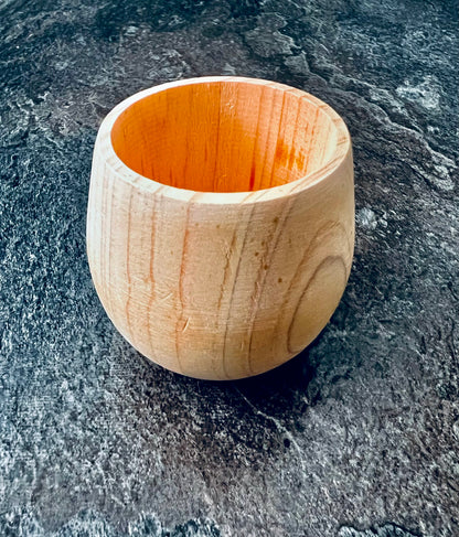 Wooden Small Sake Cup (Ochoko)