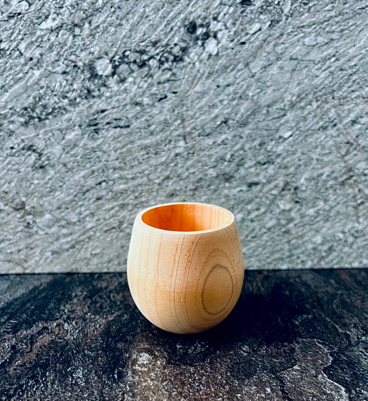 Wooden Small Sake Cup (Ochoko)