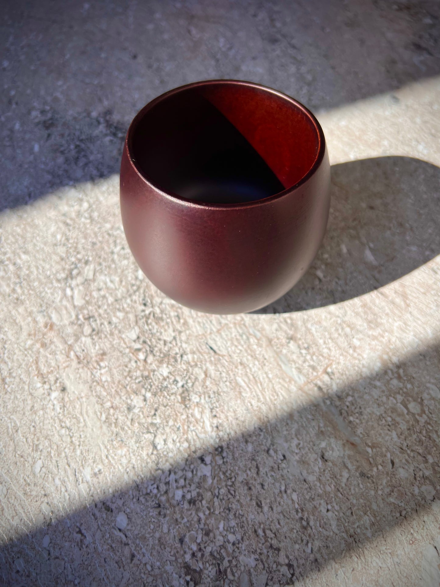 Natural Wooden cup "Dark Brown"