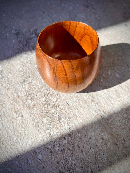 Natural Wooden cup "Brown"