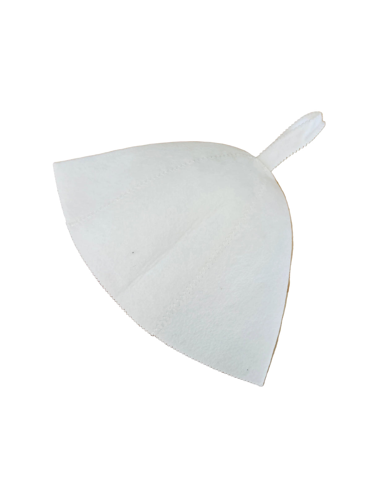 Japanese Wool Felt Sauna Hat – 100% Wool / White