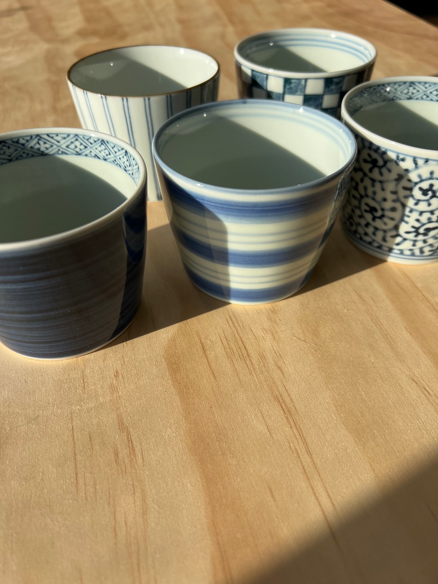 The Art of Indigo Modern Hasami Ware Cup ”Deep Indigo Brushstroke (深藍 / Shin-ai)”