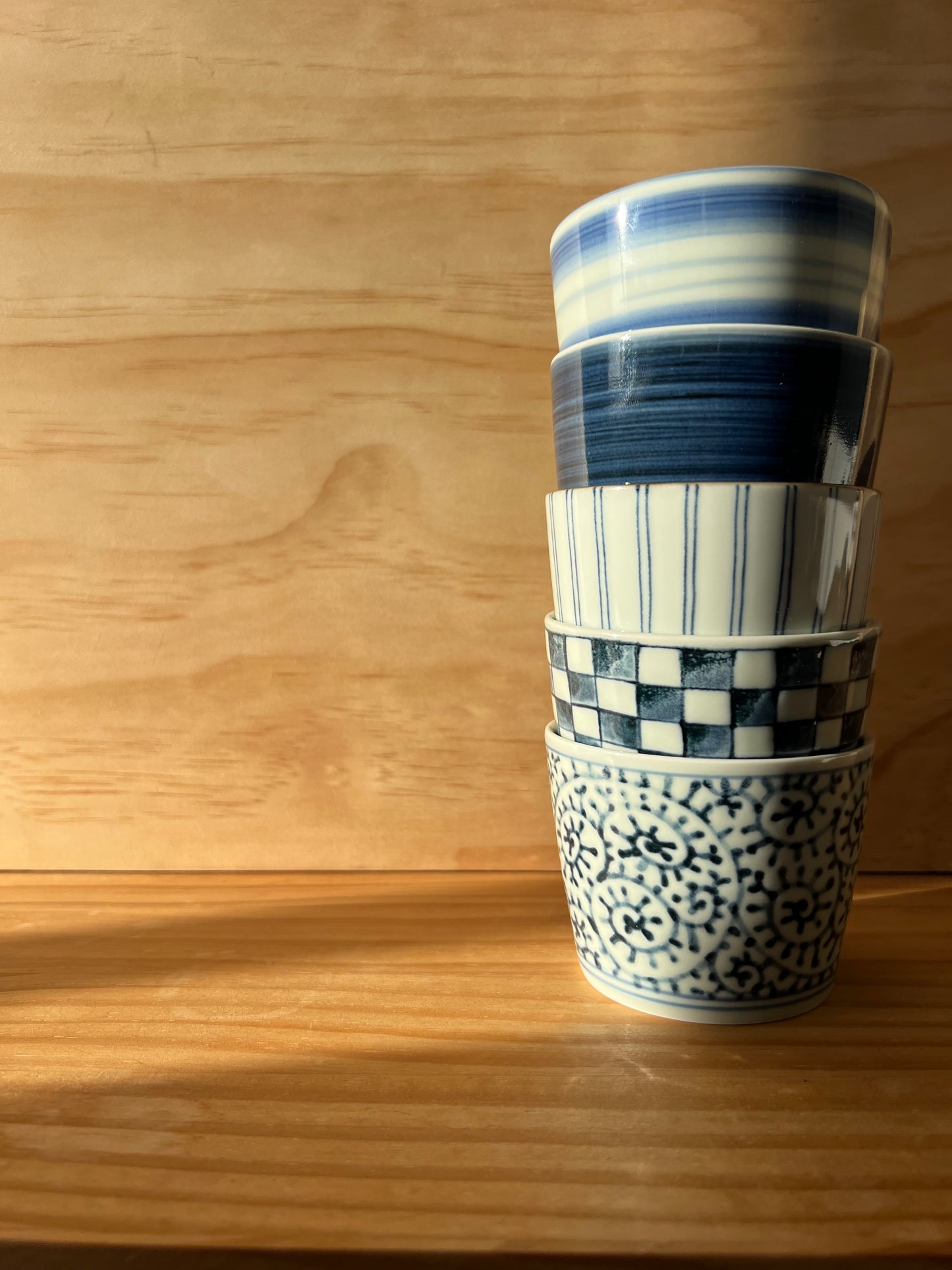 The Art of Indigo Modern Hasami Ware Cup ”Deep Indigo Brushstroke (深藍 / Shin-ai)”