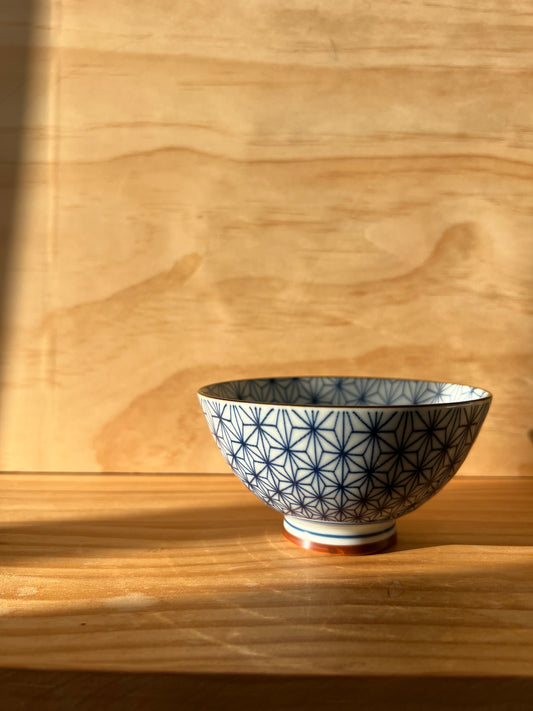 Arita-yaki Bowl “Aoba” | Japanese Blue & White Bowl 12cm