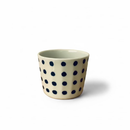 The Indigo Modern Hasami Ware Cup - Ai-Marumon series "Mizutama / 藍水玉"