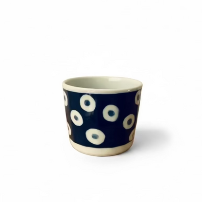 The Indigo Modern Hasami Ware Cup - Ai-Marumon series ”Sourin 双輪”