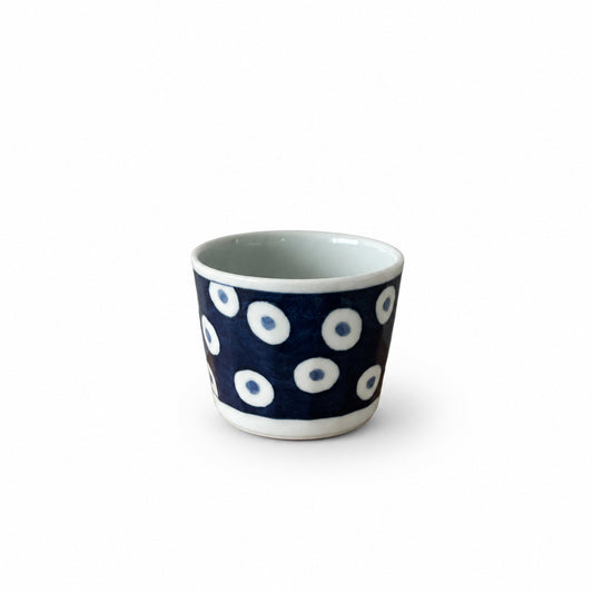 The Indigo Modern Hasami Ware Cup - Ai-Marumon series ”Sourin 双輪”