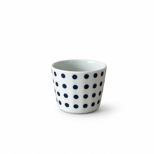 The Indigo Modern Hasami Ware Cup - Ai-Marumon series "Mizutama / 藍水玉"
