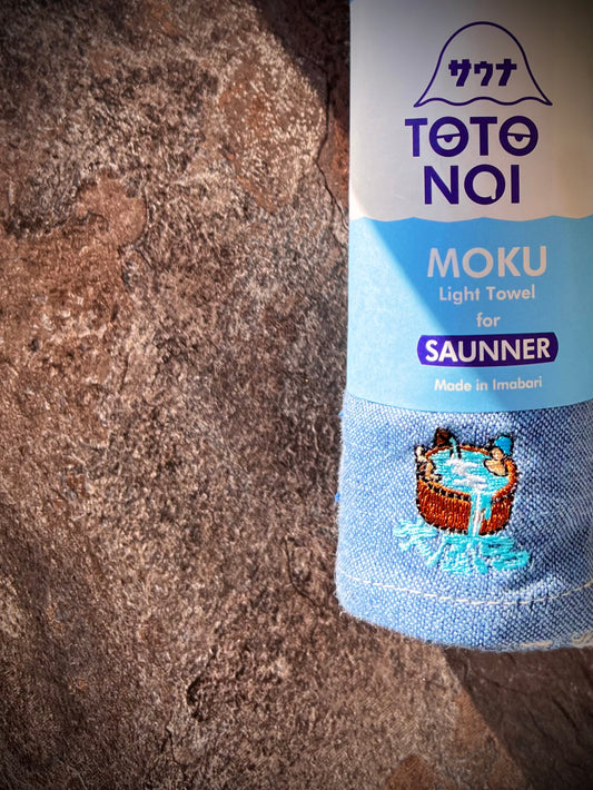 TOTO NOI – MOKU Light Sauna Towel ("水風呂" Ice bath Design)