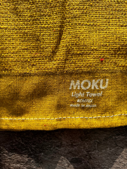 TOTO NOI – MOKU Light Sauna Towel with Stove Embroidery (Made in Imabari)