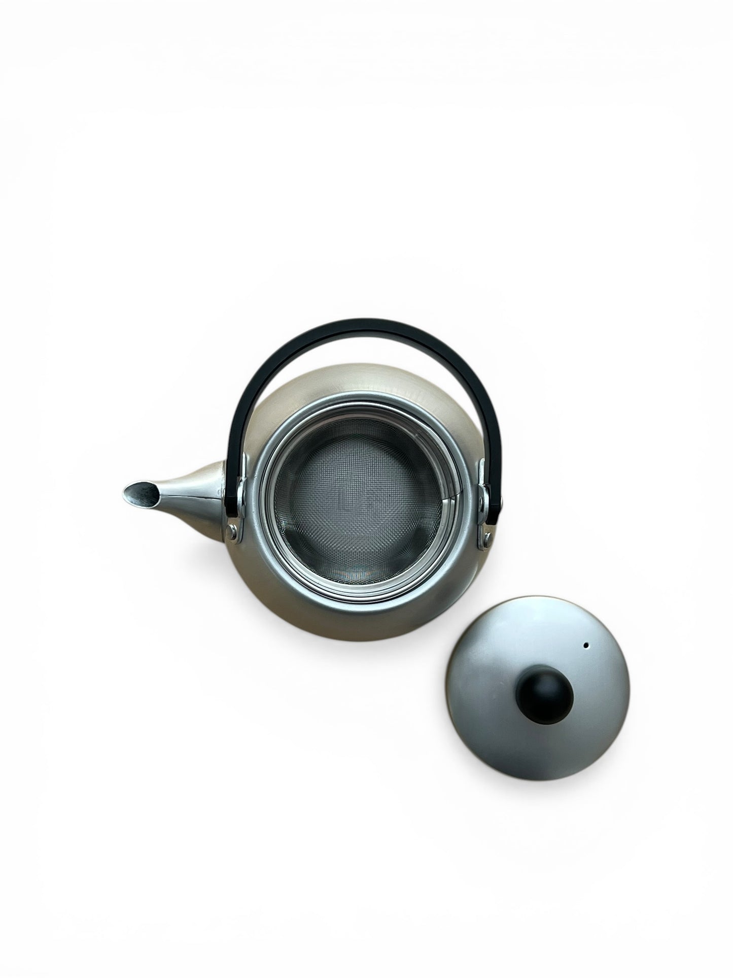 Aluminum Teapot with Strainer | Lightweight Japanese Kyusu Fujita Metal