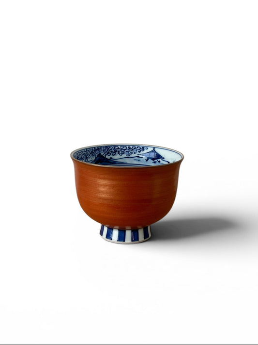 Arita Ware Hizen Unkin Sansui Sencha Teacup