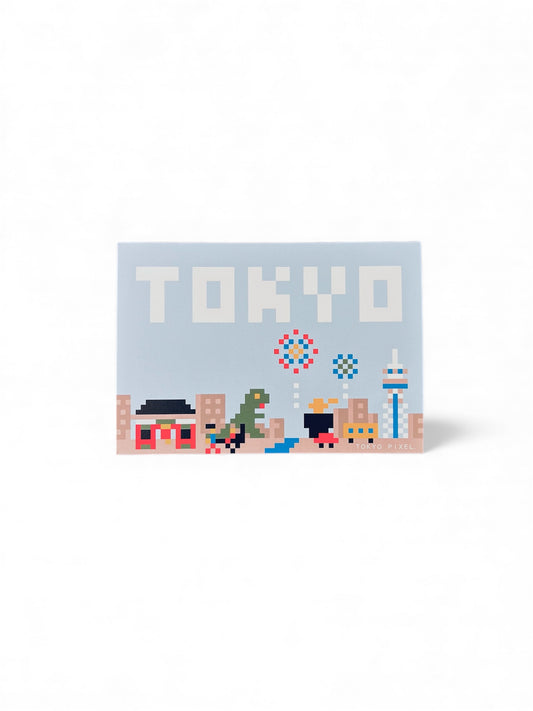 8-bit TOKYO Postcard – Design by Makoto Oozu / Tokyo Pixel