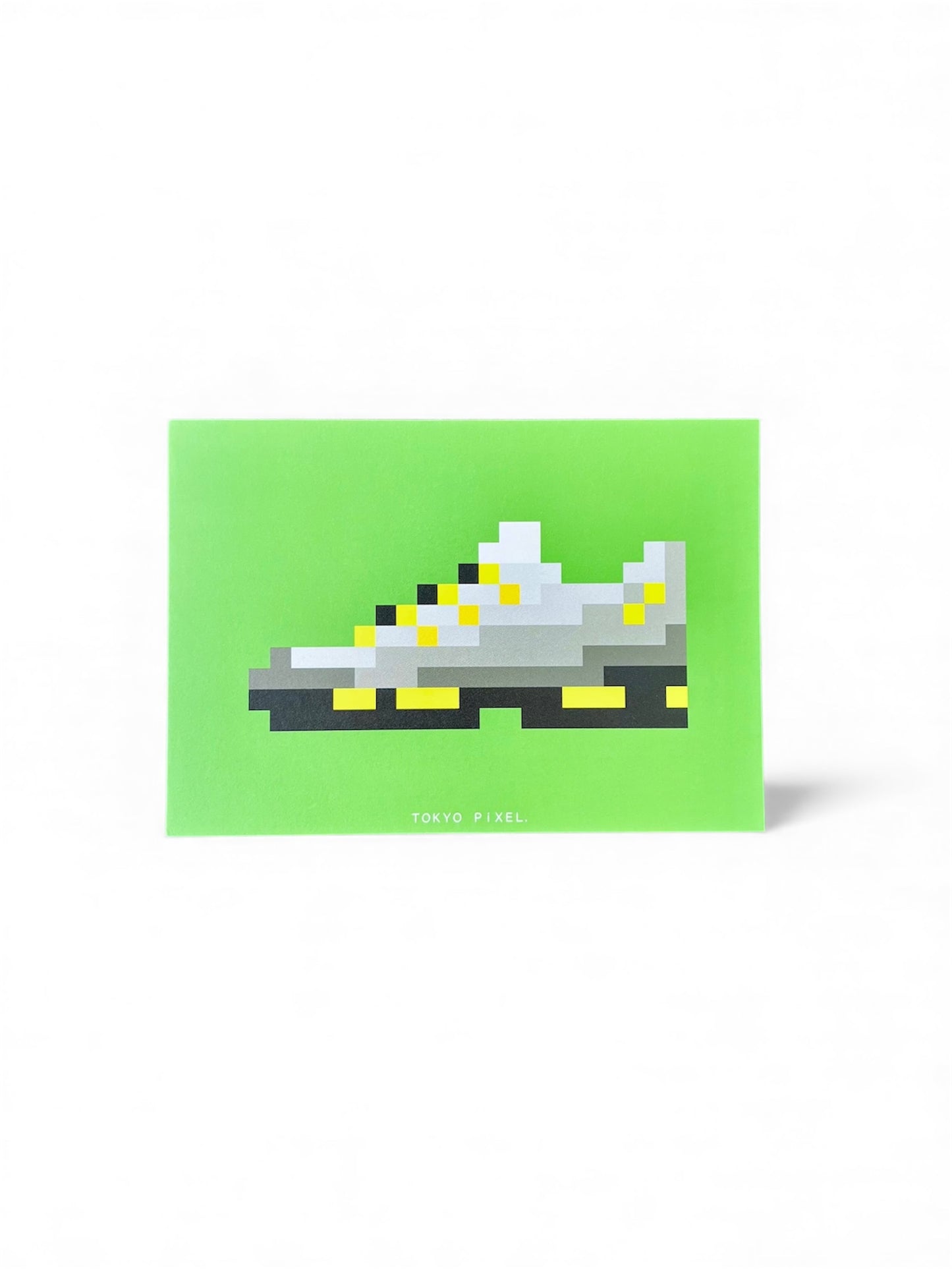 8-bit Sneaker Postcard – Design by Makoto Oozu / Tokyo Pixel